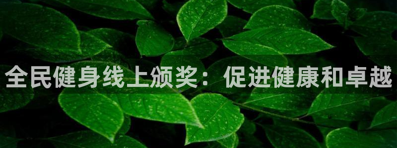 尊龙网页：全民健身线上颁奖：促进健康和卓越