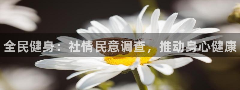 尊龙凯时人生就是搏平台：全民健身：社情民意调查，推动身心